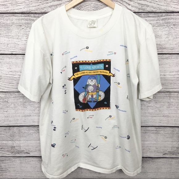Vintage Other - 1990s I Love Sports Single Stitch T-shirt
